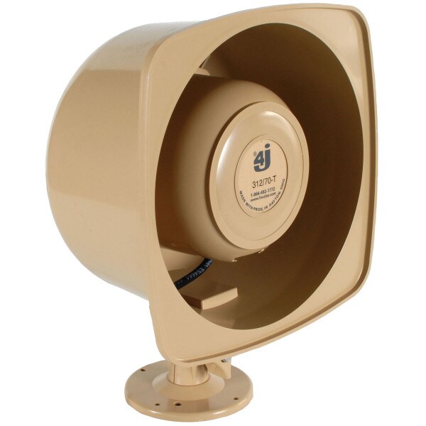 Main product image for Fourjay 312/70-T 70V Reflex Horn Paging Speaker 300-074